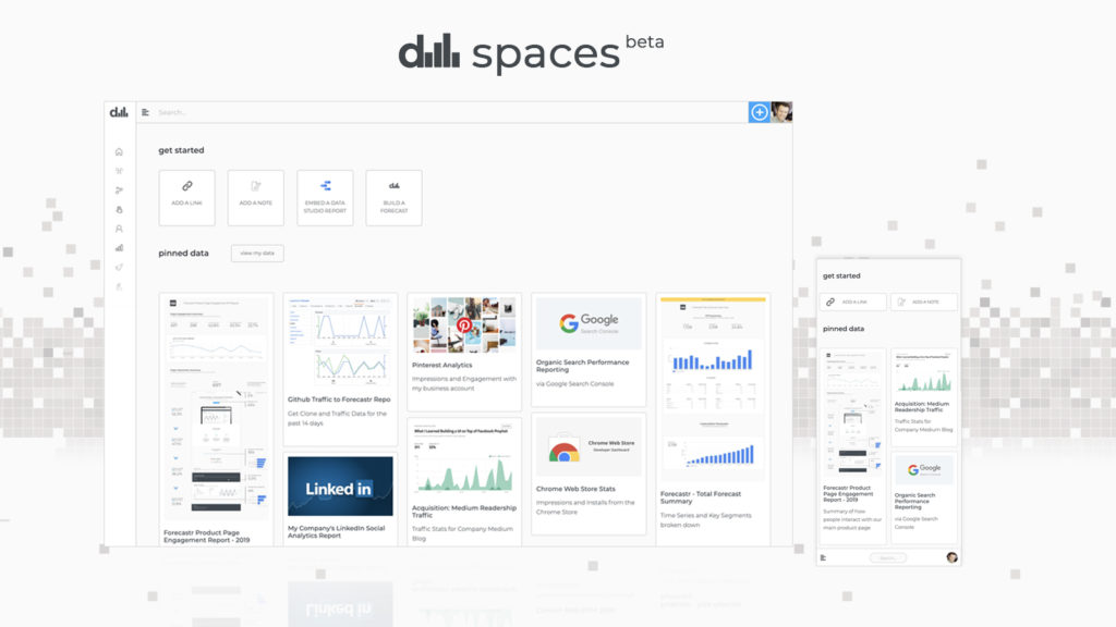 data spaces web app